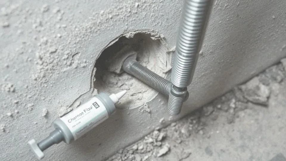 Montaż kotwy chemicznej w suficie: 9 kluczowych kroków