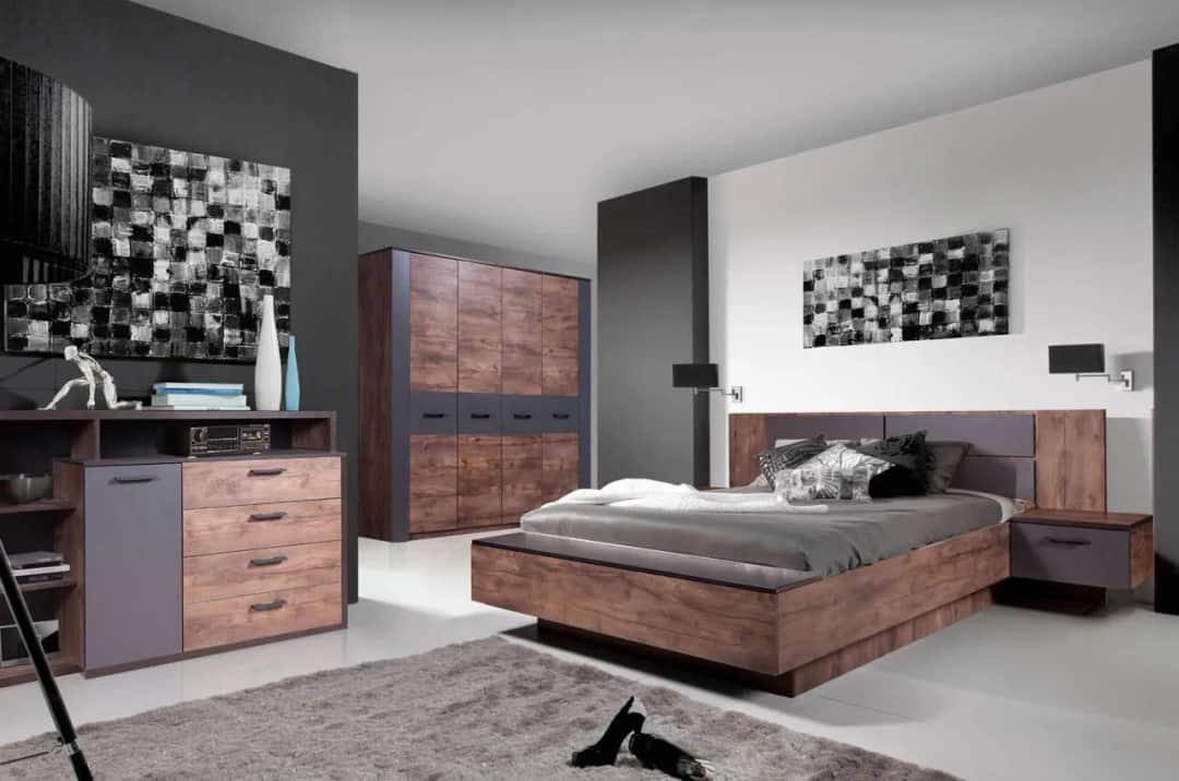 Ciemne meble w sypialni - jaki kolor ścian wybrać, by nie żałować?