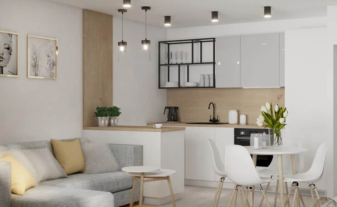 Jak oddzielić kuchnię od pokoju dziennego i zyskać więcej prywatności?